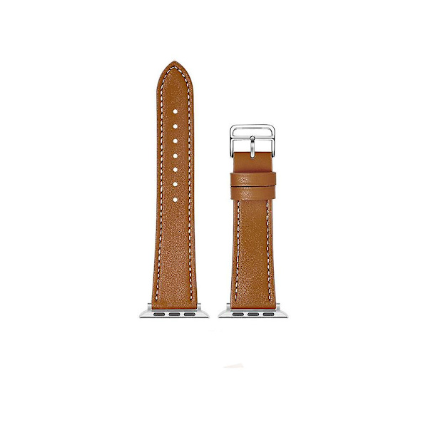 Rem til Apple Watch 38mm 40mm 41mm Udskiftningslæderrem Kompatibel med Iwatch Series 7 (41mm) Se Series 6/5/4 (40mm) Series 3/2/1 (38mm