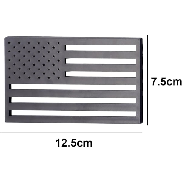 3D Lippu Metalliauto Tarra, USA Lippu Autotarrat - 2kpl