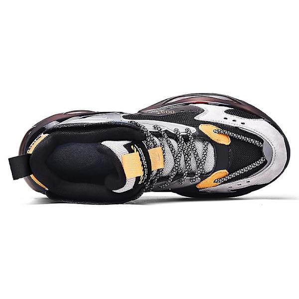 Herr Basketbollskor Andningsbara halkfria Sports Löparskor Fr82202 BlackOrange EU 45
