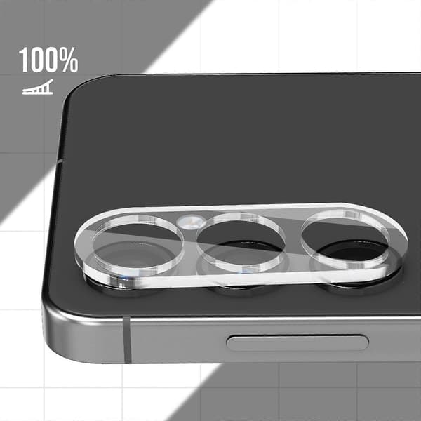 Kamerabeskyttelse til Galaxy S24 FE hærdet glas Transparent