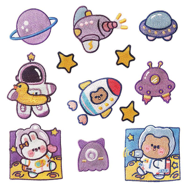 Planeetta Astronautti Kirjonta Tarrat (12 kpl)