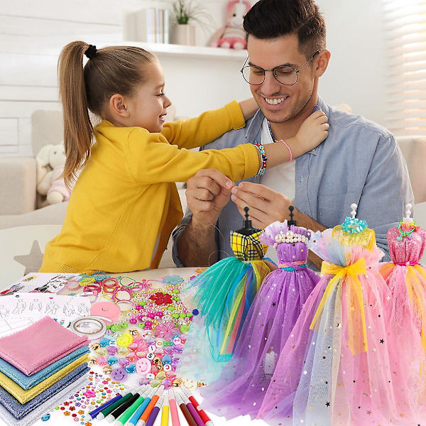 Barnkläder Design Syset 6-12 År Gammal Flicka Upplysning Diy Handgjorda Kreativa Leksaker 428 428