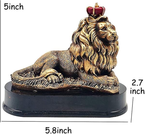 Løvenes Konge Figurer Statue, 12,7 cm høy Skrivebordsdekorasjon