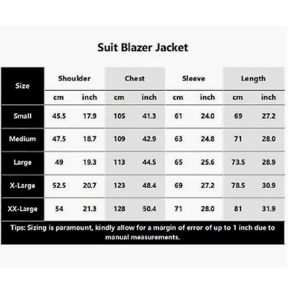 Herr Blazer Slim Fit Kavaj, Enknäppt En Knapp Blazer Pink M