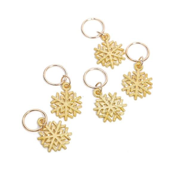 80 st Amazon Weave Diy Dirty Braid Set Star Leaves Snowflake Shell Pendant Hair Ring Cross-border Set