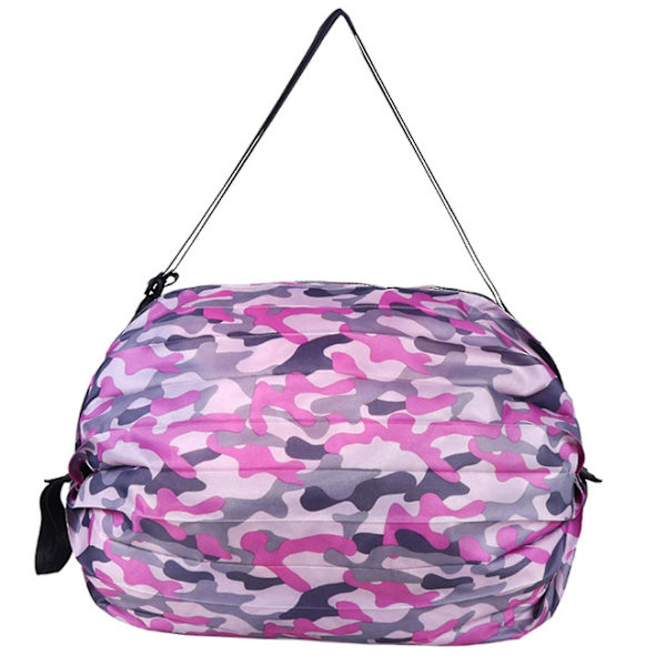 Gjenbrukbare Handleposer Vanntett Oxford Stoff Duffel Tote Bag For Piknik Reise Camping Bamboo Knot Pattern