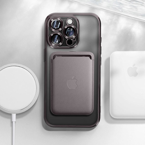 MagSafe Cover til iPhone 16 Pro Silikone Contour Chrome, Sort