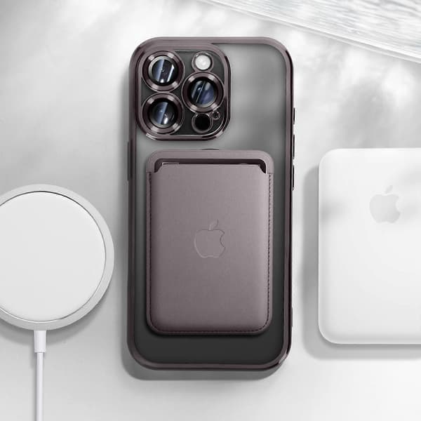 MagSafe-deksel for iPhone 16 Pro Silikon Contour Chrome, Svart