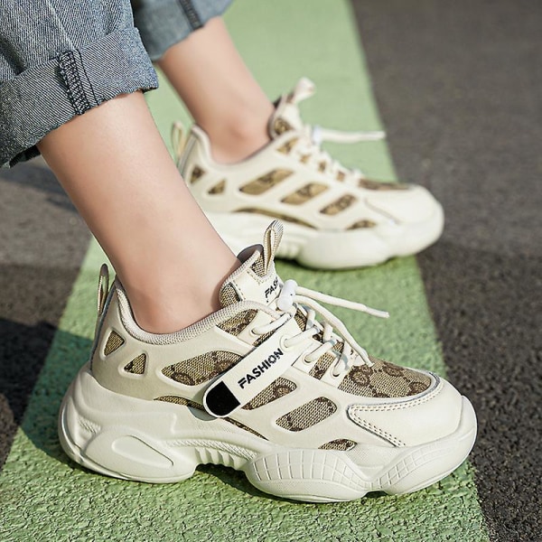Barn Skor Andas Halkskydd Sport Sneakers Runing Skor Fr118Mt White EU 30