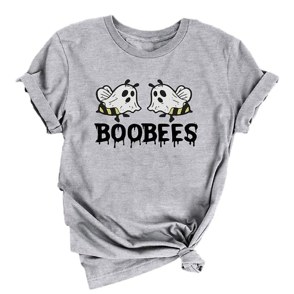 Bumble Bee T-shirt, Boo Bees Funny Halloween T-shirt White S