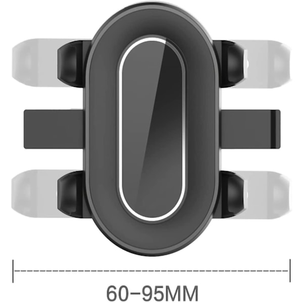 360° Roterende Justerbar Biltelefonholder Multifunktionel Universal Bakspejl Biltelefonholder