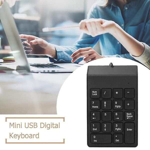 Keypad Mini Talltastatur Digitalt Numeriske Taster Kablet
