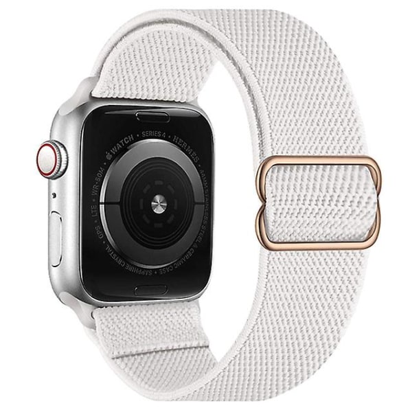 Stretchig klockarmband Kompatibel med Apple Watch Band 45mm 44mm 42mm Bekvämt Justerbart Sportband för Iwatch Serie 7 6 5 4 Se 3 2 1 Kvinnor Män AA005 42mm 44mm 45mm