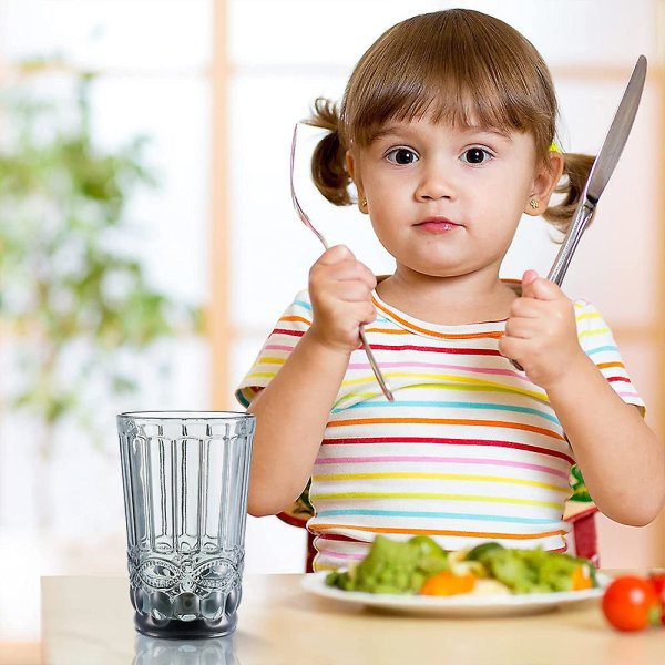 2 stk. Slangemønstret Glas Kop Farve Kreativ Præget Juiceglas Vinglas Fortykket Glas Vinglas L