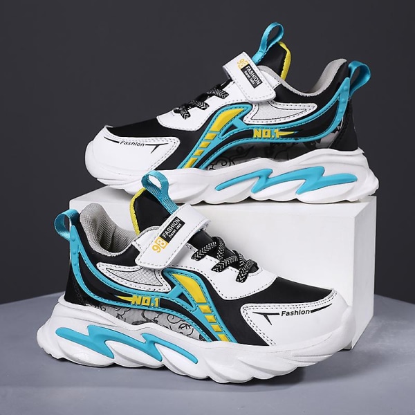 Børnesneakers Skridsikre Åndbare Sportsløbesko Fr2023 BlackBlue EU 39