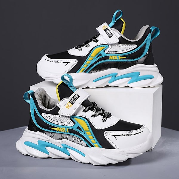 Børnesneakers Skridsikre Åndbare Sportsløbesko Fr2023 BlackBlue EU 40
