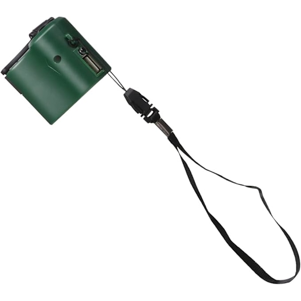 1 St handgenerator nödgenerator bärbar telefonladdare bärbar strömkälla utomhus USB powerbank mobilladdare handvev laddare laddningsverktyg