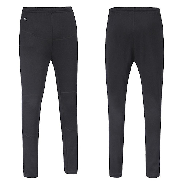 Unisex USB-uppvärmda byxor vinter varma leggings värme elastiska byxor M Women