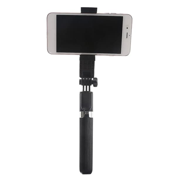 Bordstativ Bærbart Skrivebord Selfie Stick Monopod Stativ til Videokamera Black