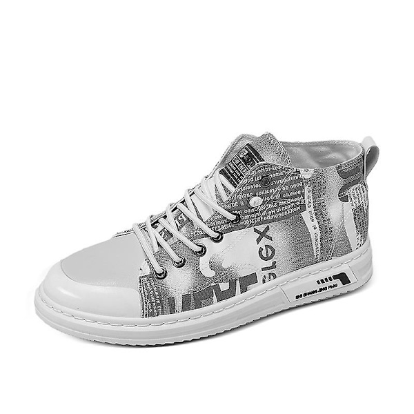 Herre Casual Sko Komfortable Flade Moderne Skridsikre Udendørssko 1Gbh087 Gray EU 41