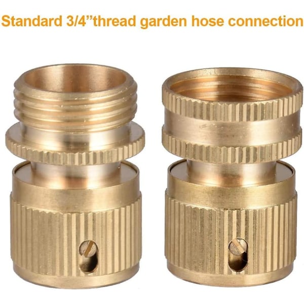 Letkun pikaliitin, 3/4\" kierre - kaksoisurosmetalliliitin - 1/2\" ja 3/4\" naaraskierteinen hanasovitin