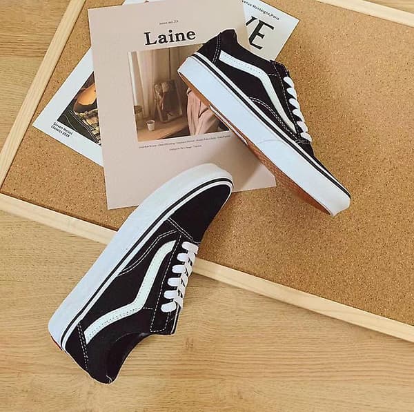 Unisex Old Skool Sneakers, canvas sko EU38