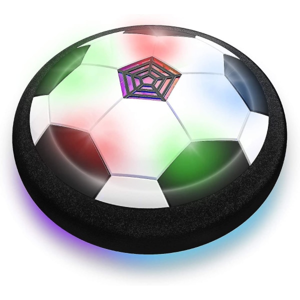 Boy Toys - Led Hover Soccer Ball - Air Power Training Ball Spelar fotboll - Fotboll (vit)