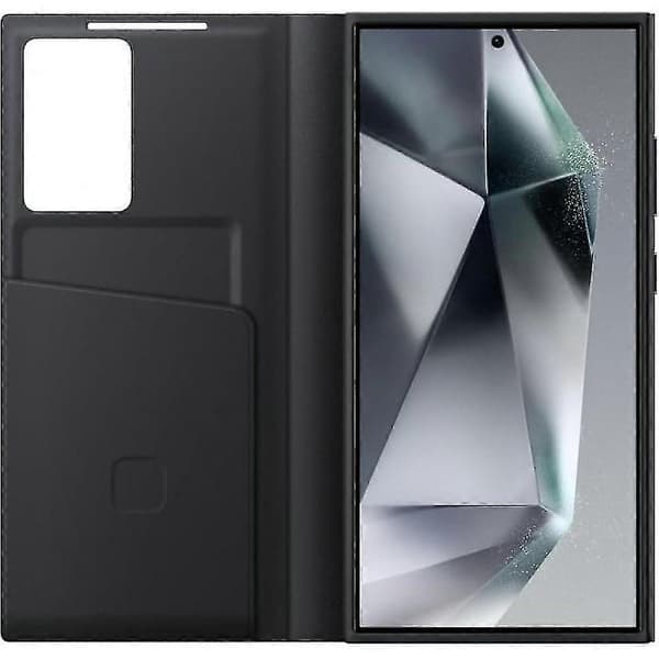 Galaxy S23 Ultra og S24 Ultra Smart View Wallet Case i Sort
