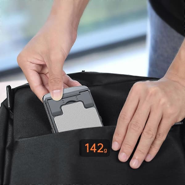 Justerbart Sammenklappeligt Telefonstativ 2-i-1 Foldbar Telefonholder til Telefon