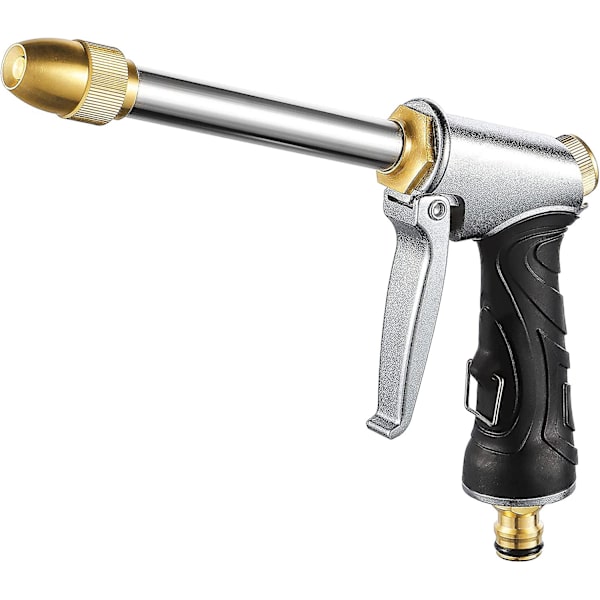 Langhåndteret Metalsprøjtepistol, Havesprøjtepistol, Til Bilvask, Plantevanding, Kæledyrsbad