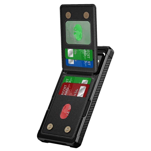 Vertikalt Flip Kortfack Läder Telefonfodral For Google Pixel 8