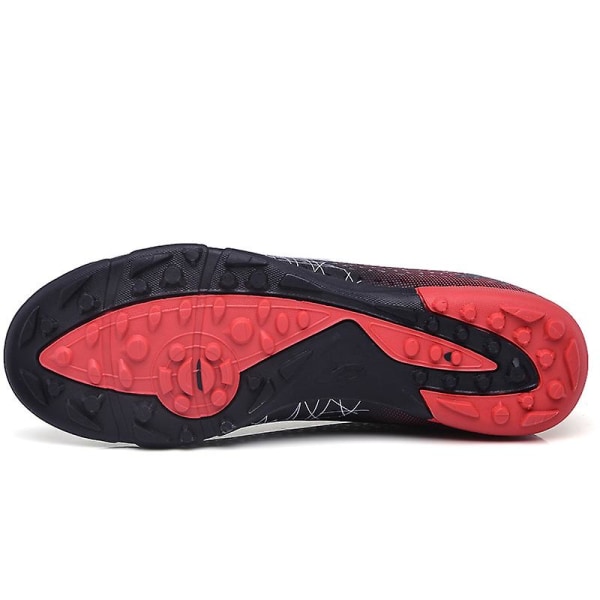 Herre Fodboldsko Voksen Høj Ankel Fodboldstøvler Græstræning Sportsfodtøj Sneakers 3B27013 Black 41