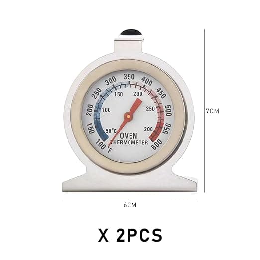 2 stk. ovntermometer, grilltermometer, kagebagetermometer, ovngrilltemperatursensor