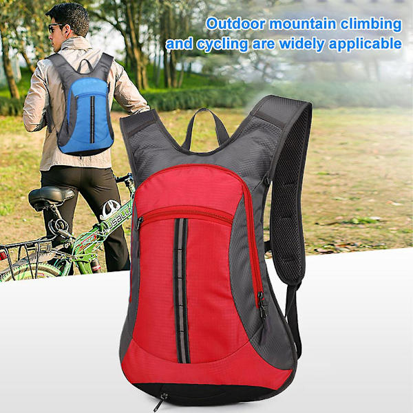 Multifunktionell Sport Ryggsäck, Stor Kapacitet Ryggsäck-Utomhus Cykel Vattenpåse Ryggsäck red combination3
