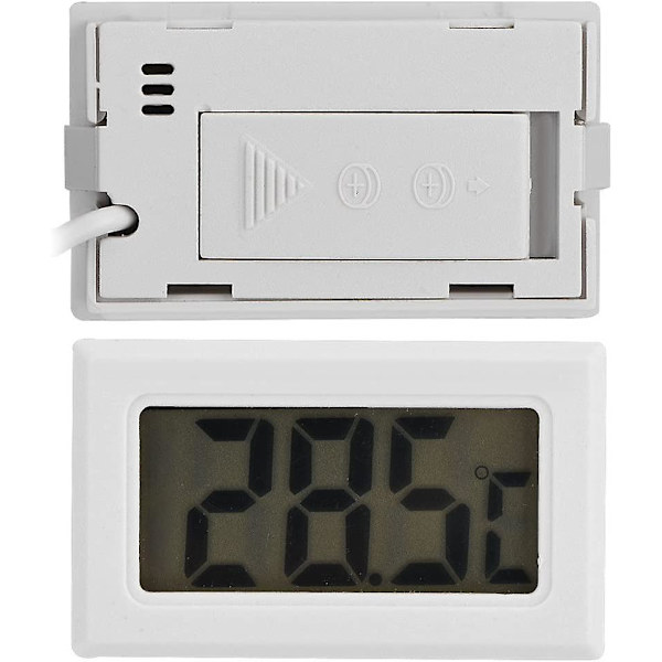 Vattentermometer, LCD-digitaltermometer för akvariefiskar och reptiler som ödlor och sköldpaddor
