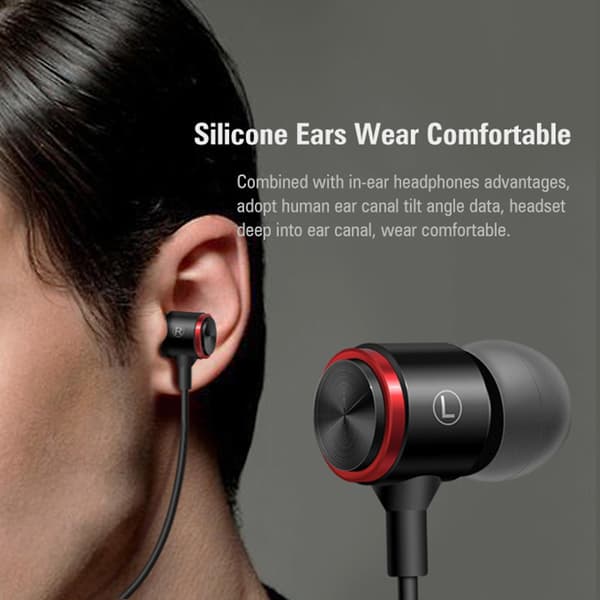 In-ear Gaming Headset Metal Bas Tung Støjreducerende PC Kablet Headset Bas Hovedtelefoner