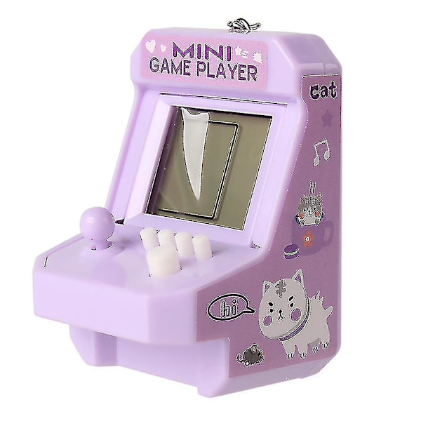 Mini Elektroninen Tetris Peli Pelikone Avaimenperä Kompakti Kannettava Lelu Lapsille Green