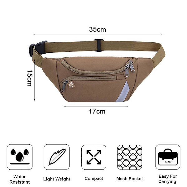 Juoksu Puhelin Tasku Ulkoilu Urheilu Nylon Pyöräily Tiukka Camouflage Tasku khaki