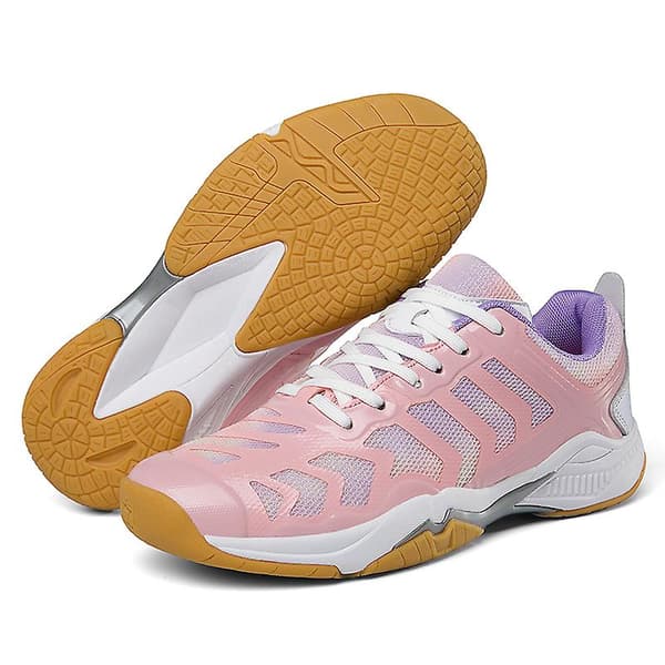 Lette damesneakers, indendørs sko, velegnet til badminton 3Dw66 Pink EU 41