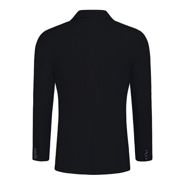 Herr Blazer Slim Fit Kavaj, Enknäppt Enknapps Kavaj Black L