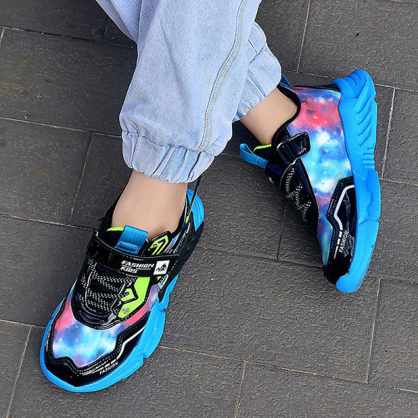 Børnesneakers Åndbare Løbesko Moderne Sportssko 606 Blue EU 30