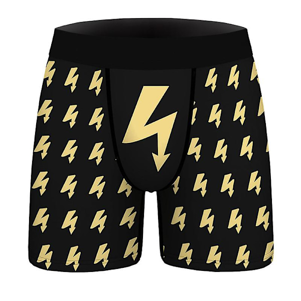 Digitaalipainettu seksikäs miesten alusvaate, slim fit, joustava, muotoileva bokseri, mukava ja hengittävä style 4 XL