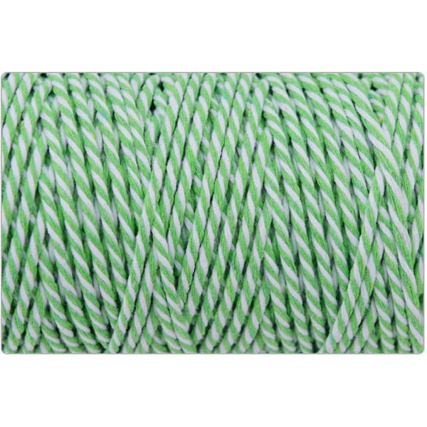 3mm X 109 Yard Mörkgrön Makramé-snöre 100% Naturligt Bomullssnöre Makramé-garn För Vägg Hängande Växt Hängare Hantverk Stickning Och Dekorationsprojekt(