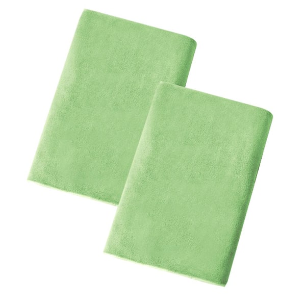 100% bomull gym handdukar sport fitness träning svett handduk super mjuk och absorberande 2-pack 33*100cm Green