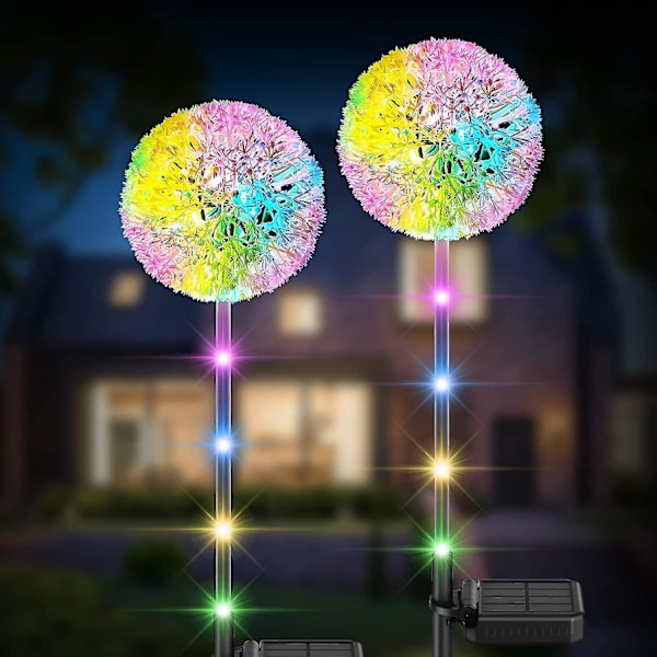 2 Pakke 36 LED Solcelle Hagelys