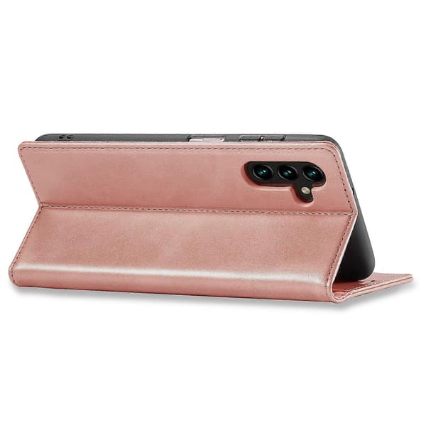 LC.IMEEKE Mobilskal för Samsung Galaxy A54 5G, PU Läder Ställ Flip Folio Plånboksfodral Magnet