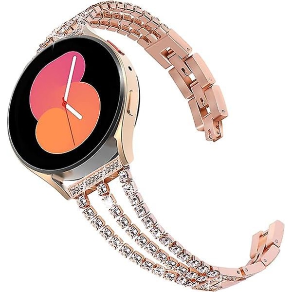 Kompatibel för Samsung Galaxy Watch 4-rem 40 mm 44 mm, 20 mm-rem för Galaxy Watch Active 2-rem 40 mm 44 mm, för Garmin Vivoactive 3-rem