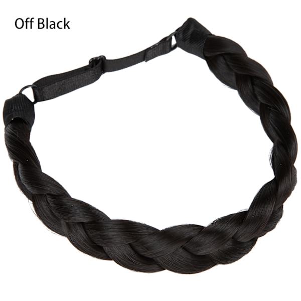 1 st syntetiskt bandhår flätor med justerbart bälte flätad bohemisk stil damfrisyr 2 Athree strand braid