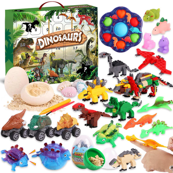 Rolig Toy Block Blind Box Jurassic World Pull Back Bil Barn Födelsedagspresent Kreativ Ny Återanvändbar Pullback Bilar Leksaker