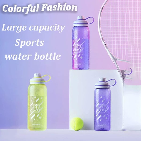 Rejse 1500 ml/1000 ml Vandflasker Med Tudlåg Halv Gallon Vandflaske Sports Vandflaske Stor Vandflaske
